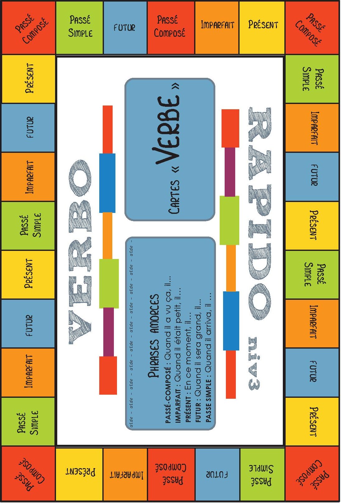 Un jeu pour réviser la conjugaison des verbes au présent (J'ai, Qui a) -  Apprendre, réviser, mémoriser