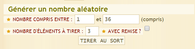 [Jeu Concours] Tirage Au Sort – Mon école