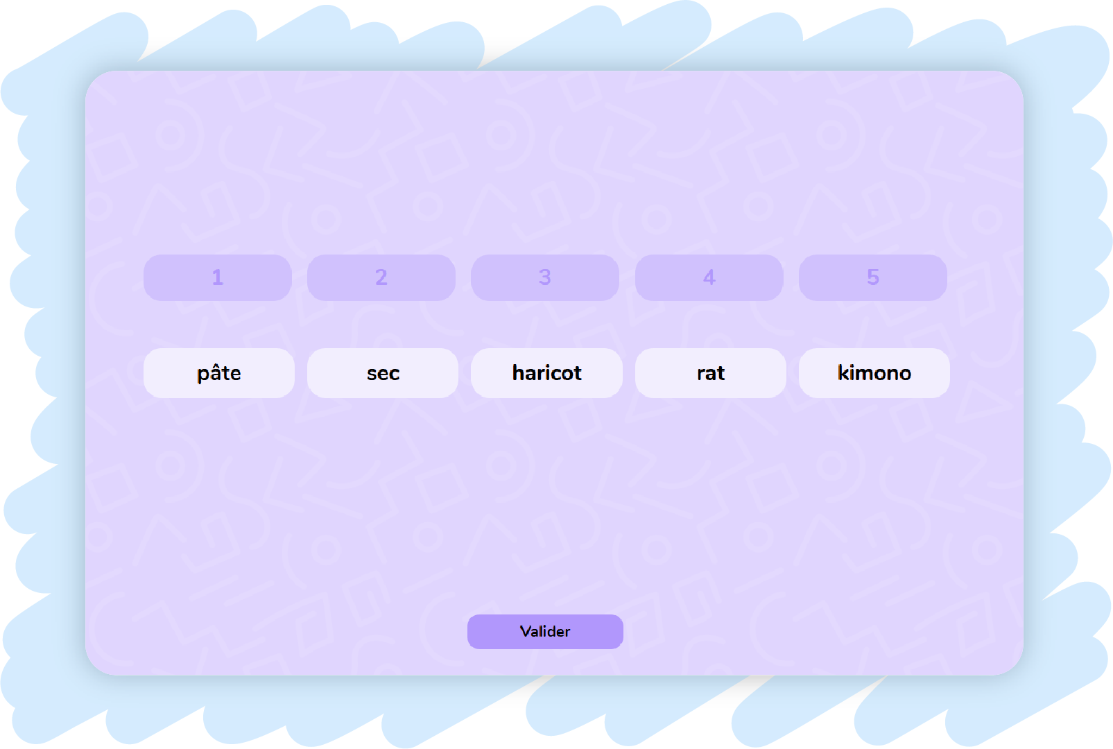 Image illustration Ordre alphabétique