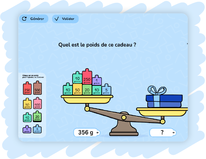 Image illustration Balance interactive