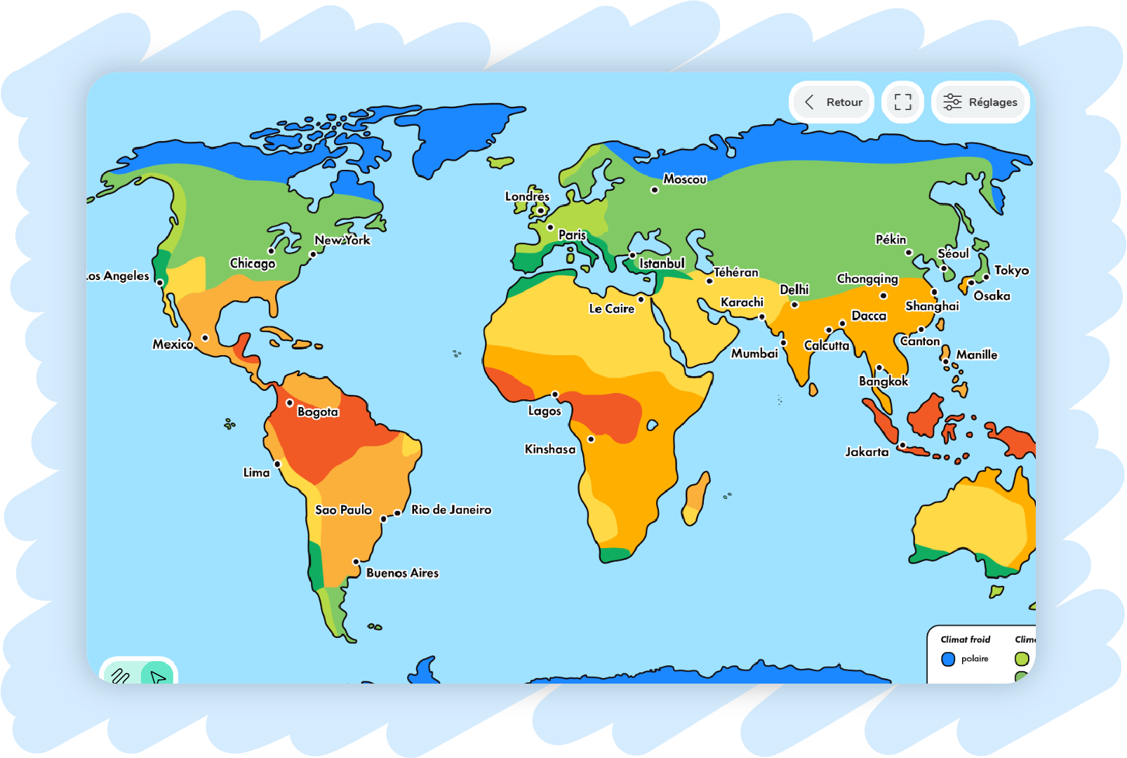 Image illustration Cartes géographiques