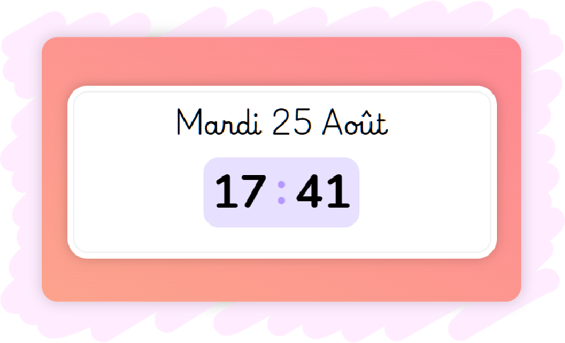 Image illustration Date et heure