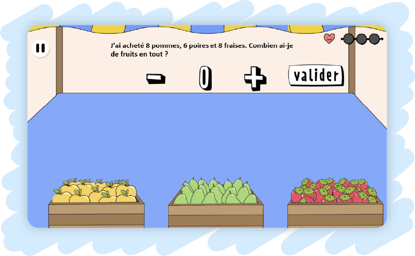 Image illustration Problème - Les fruits